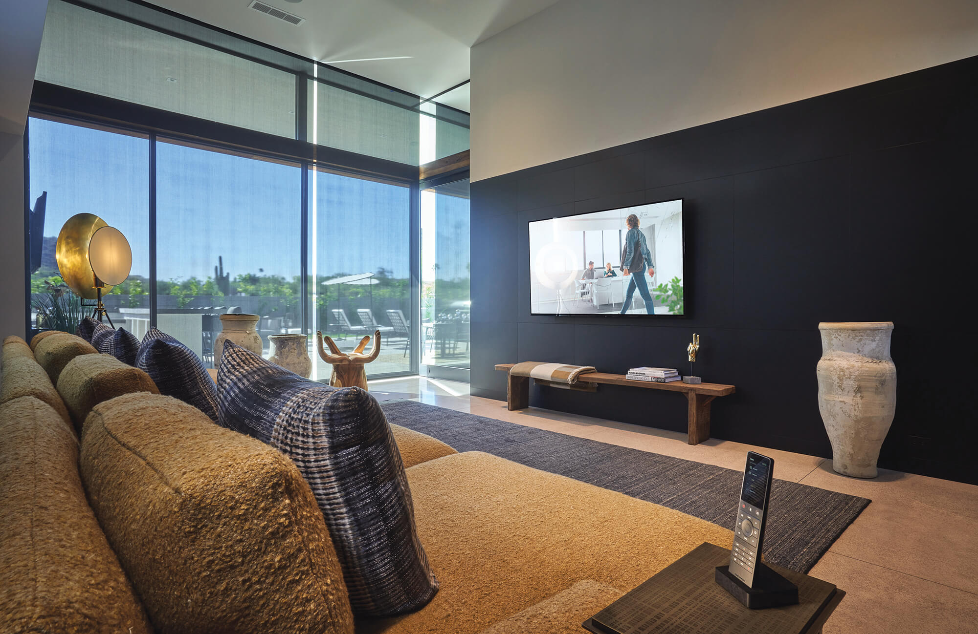 Crestron Home Living Room