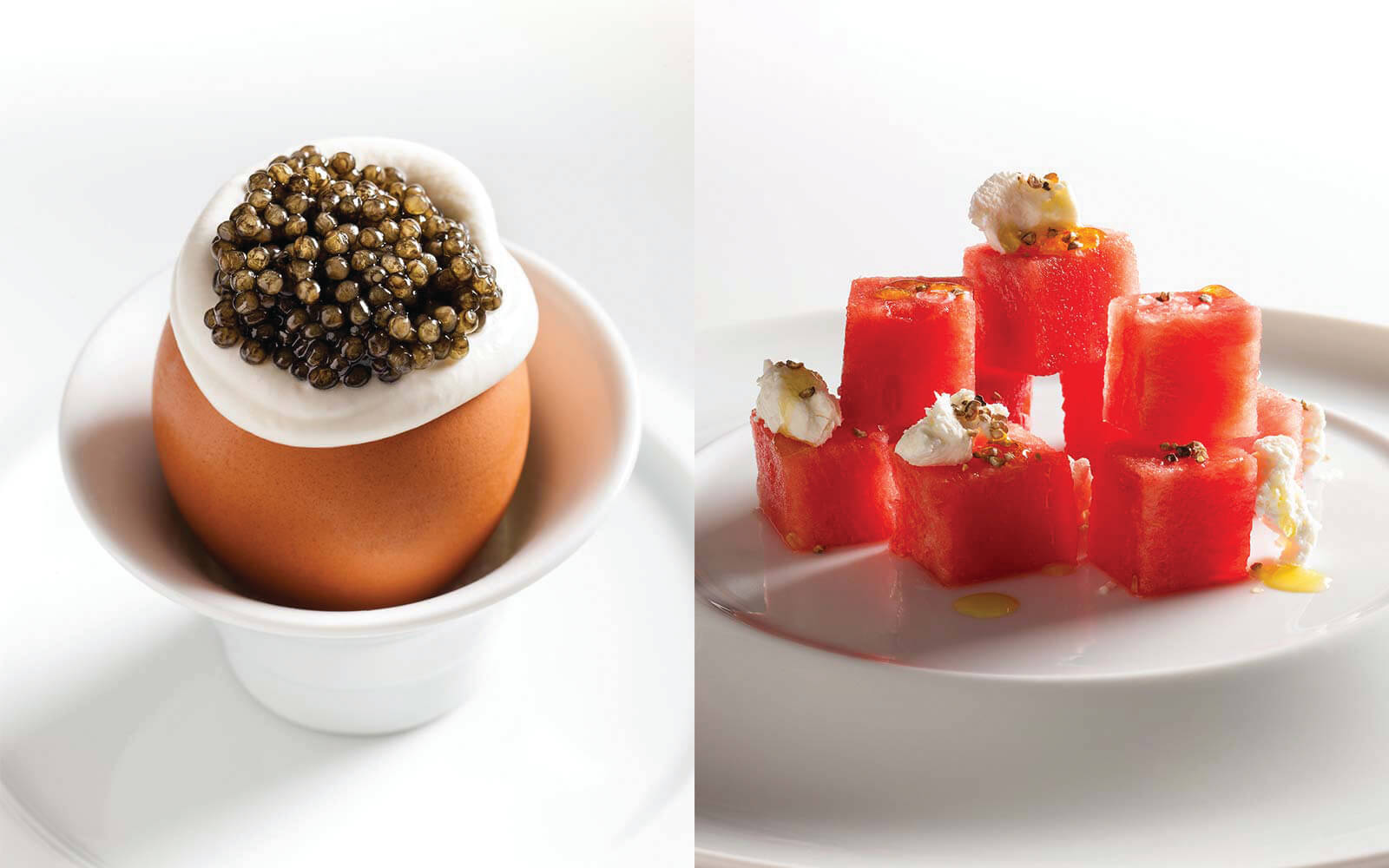 Jean-Georges with fellow chefs and portrait